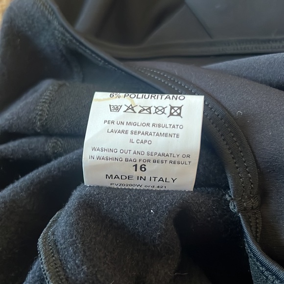 NWT Women’s Black Cycling Reflective Bib Tights with Padding Size 16 - Picture 12 of 16